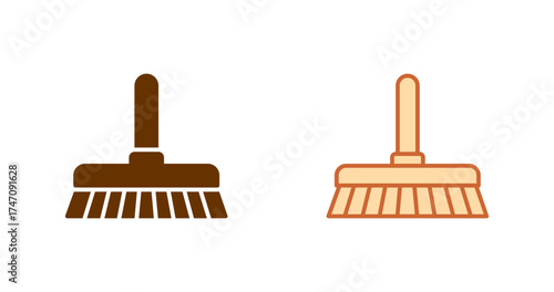 Mop Vector Icon