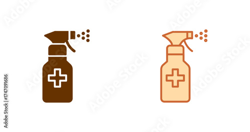 Disinfectant Vector Icon