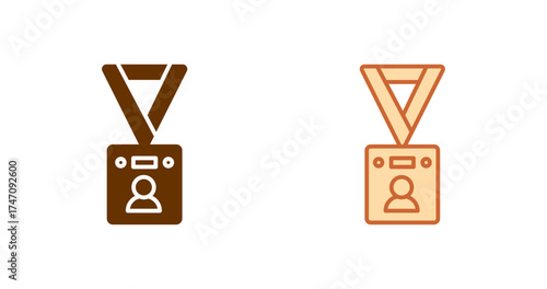 Safety Lanyard Vector Icon