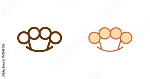 Knuckle Duster Vector Icon