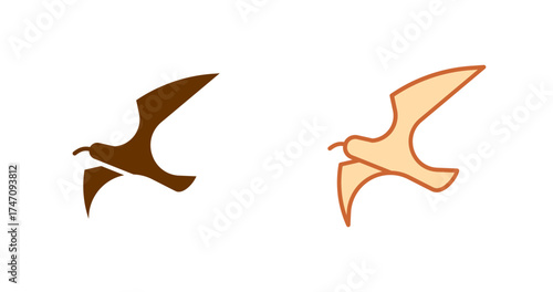 Seagull Vector Icon