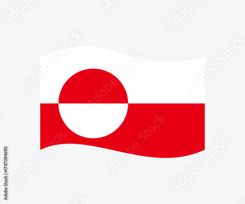Free Download Greenland waving flag official icon. Official national flag of Greenland vector design and illustration.

 - GFXLoad