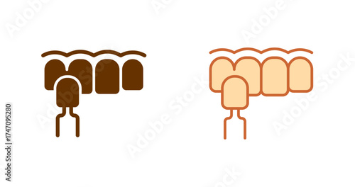 Dental Veneer Vector Icon