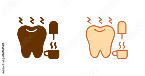 Tooth Sensitivity Vector Icon