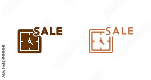 Midnight Sale Vector Icon