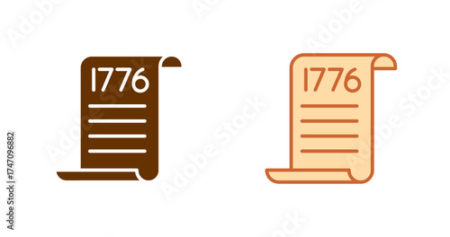 Declaration Scroll Vector Icon
