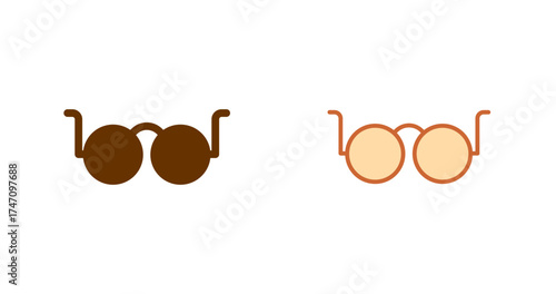 Teacher Glasses Vector Icon