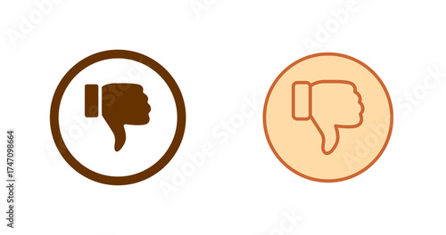 Thumbs Down Vector Icon