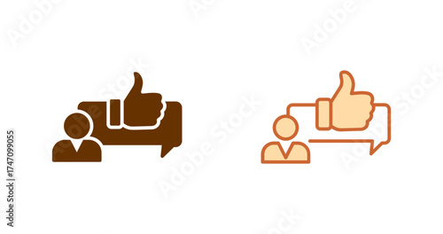 Testimonial Carousel Vector Icon