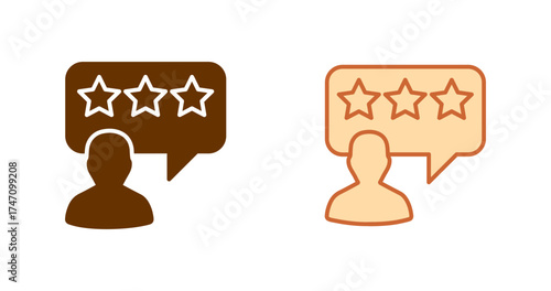 Testimonial Showcase Vector Icon