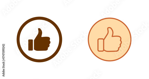Thumbs Up Vector Icon
