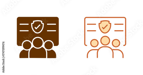 Cybersecurity Training Vector Icon