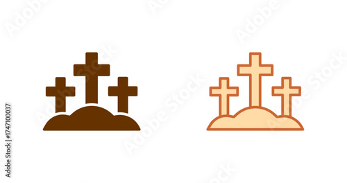 Graveyard Vector Icon