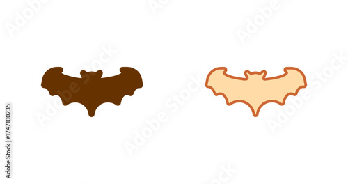 Halloween Bat Vector Icon