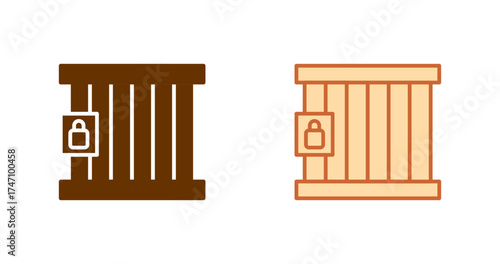 Jail Cell Vector Icon