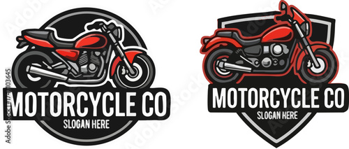 Motorcycle Logos Collection Vector Illustration