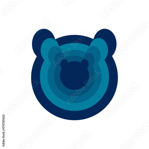 vector icon of a cat