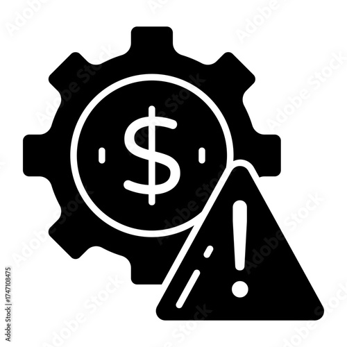 An icon design of financial risk management 