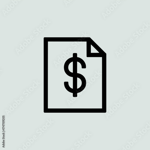 Money Symbol Icon – Finance, Currency, and Investment Symbol