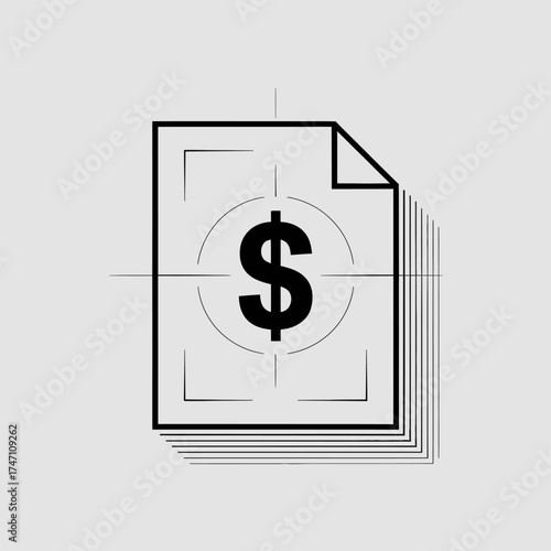 Money Symbol Icon – Finance, Currency, and Investment Symbol
