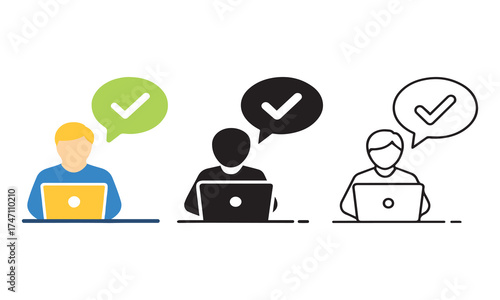 business man with speech bubble