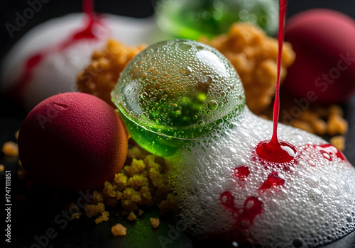 Fototapeta Naklejka Na Ścianę i Meble -  Creative Food Art Presentation