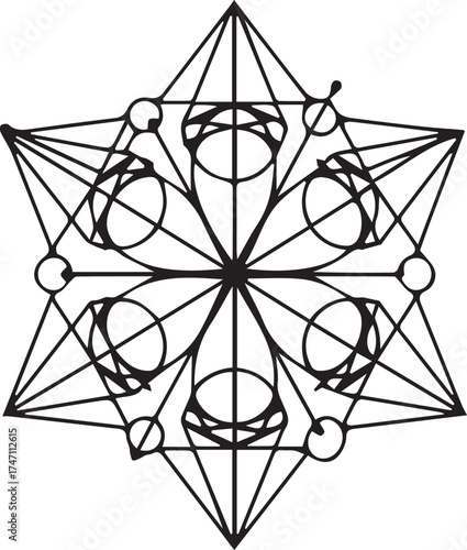 abstract geometric shape Complex Polygon Sacred Geometry