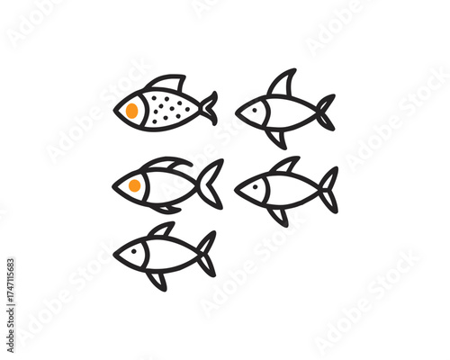 Fish vector, Art, Icon Set Free SVG Download