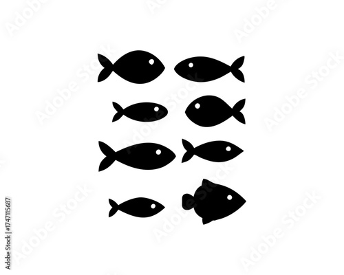 Fish vector, Art, Icon Set Free SVG Download