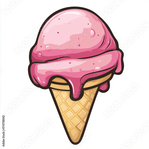 strawberry ice cream