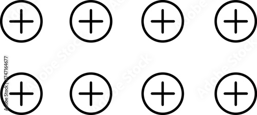 Cross symbol. Three crosses. Calvary. Vector.	