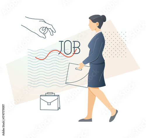 Employee Attrition and Job Opportunities - Concept Illustration