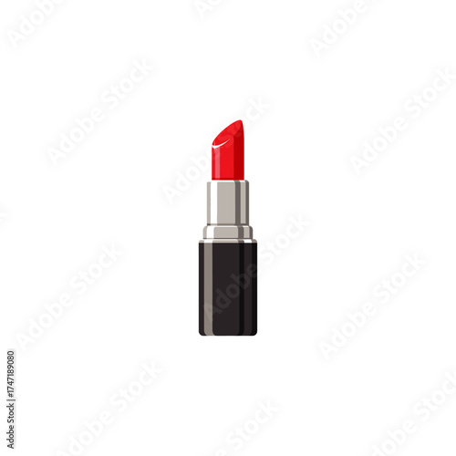 Lipstick icon flat vector design.