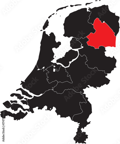 Drenthe Province on The Netherlands
