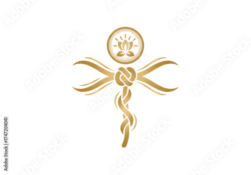  Minimal icon of a soul connection cord — no background, no shadow PNG