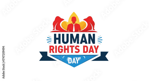 Celebrate Human Rights Day with this vibrant illustration, perfect for social media campaigns, educational materials, and raising awareness for equality and justice worldwide