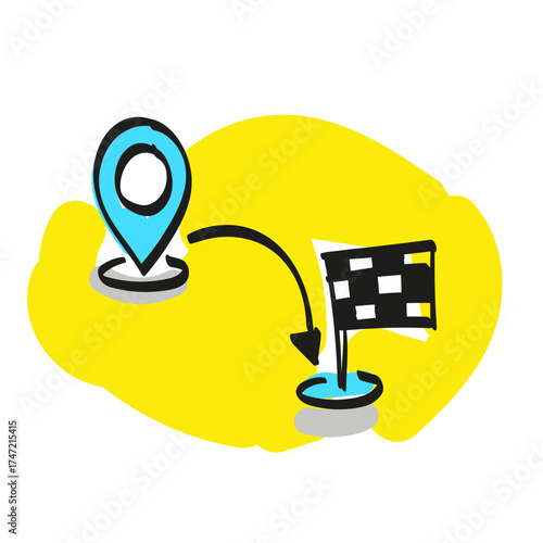 Icon, Symbol Strategie