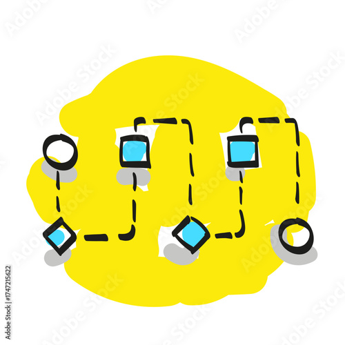 Icon, Symbol Prozess