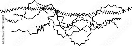 Explosive radial lines diverging in multiple directions forming dynamic visual bursts.