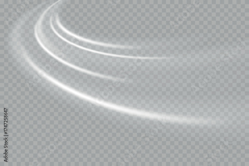 Stream of fresh wind png. Imitation of the exit of cold air from the air conditioner. Cold winter wind texture. Holiday vector blizzard. Christmas effect of a cold blizzard. Vector PNG.