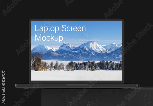 Laptop Screen Mockup