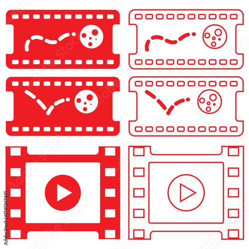 Line style icons of stream alerts and effects: “follower” popup icon, donation alert bell, hype train badge, bits cheer symbol, animated transition tag, sound effect icon, screen flash for reaction,