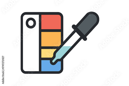 Vector chess rook icon with transparent background, modern flat style, isolated piece illustration, classic board game symbol, ordered set design for strategy and gaming