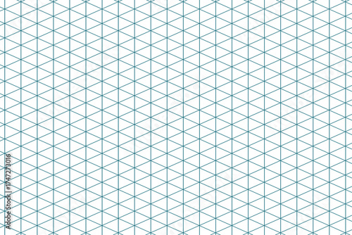 Grid paper. Isometric color grid on white background. Abstract lined transparent illustration. Geometric pattern for school, copybooks, notebooks, diary, notes, banners, print, books.