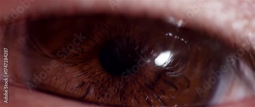 4K Human Eyeball: Intricate Iris Macro View