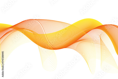 waves graphic design element isolated on transparent background