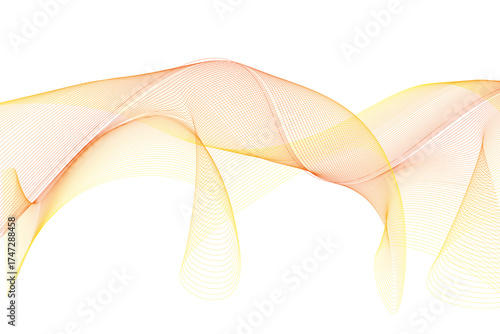 waves graphic design element isolated on transparent background