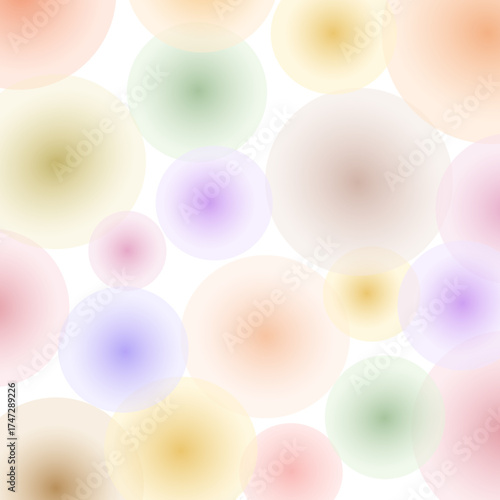 Warm Autumn Orange and Brown Polka Dot Pattern Background (SVG)