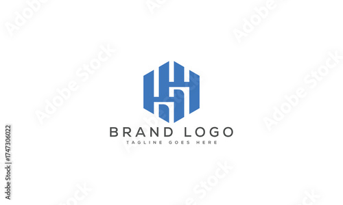 letter HH logo design vector template design for brand.