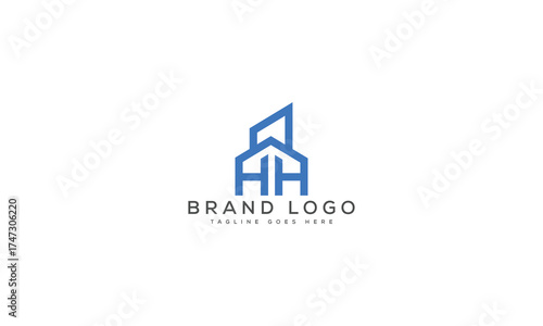 letter HH logo design vector template design for brand.